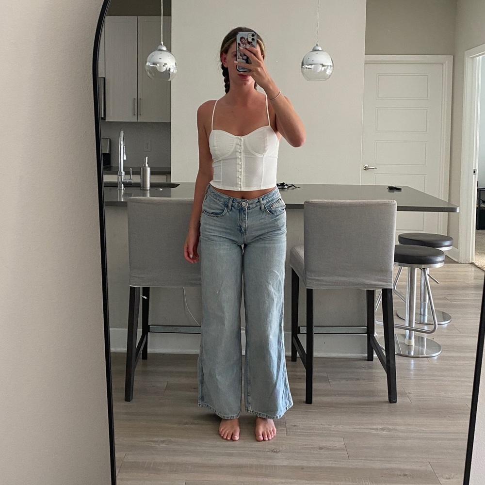 Cotton Candy LA White Tank Top